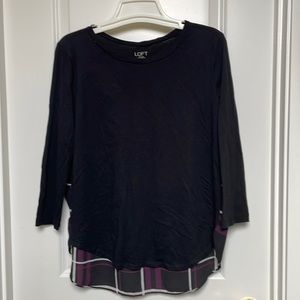 Loft Mixed Media Top